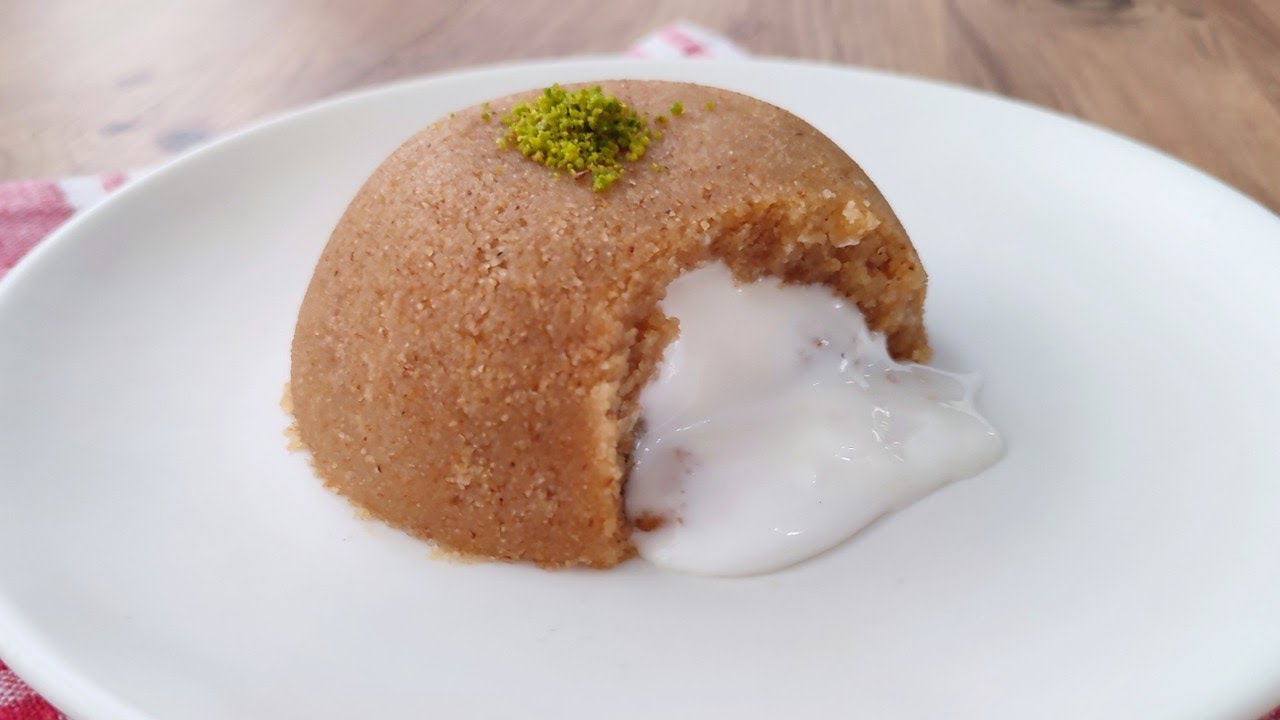 Dondurmalı irmik helvası